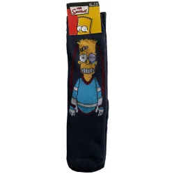 Dětské barevné ponožky Bart Simpson tmavý