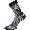 Barevné ponožky Krtek kotva - modrá