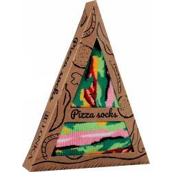 Veselé a barevné ponožky Pizza italian