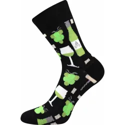 Coolfusky.cz | Originální barevné ponožky Vínoxx zelené