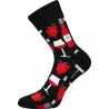 Coolfusky.cz | Originální barevné ponožky Vínoxx červené
