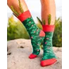 Coolfusky.cz | Veselé barevné ponožky cesmína 1 pár