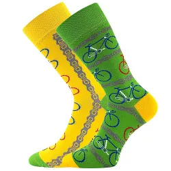 Coolfusky.cz | Veselé barevné ponožky trendy kola 1 pár