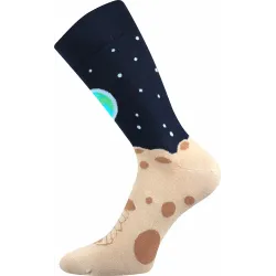 Coolfusky.cz | Vtipné barevné ponožky trendy vesmír