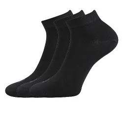 Coolfusky.cz | Nízké kvalitní ponožky Desi černé 3 páry