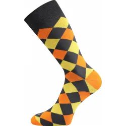 Coolfusky.cz | Originální barevné ponožky Wearel žluté 1 pár