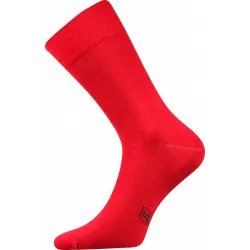 Coolfusky.cz | Společenské barevné ponožky Decolor červená 1 pár