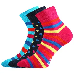 Coolfusky.cz | Originální dámské barevné ponožky Jana 42 3 páry