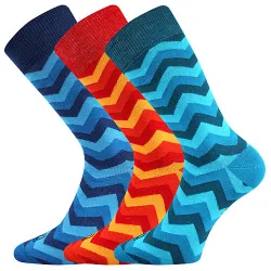Coolfusky.cz | Barevné ponožky Watt mix 3 páry
