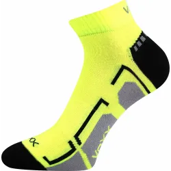 Coolfusky.cz | Sportovní kotníčkové ponožky Flash neon žluté 1 pár