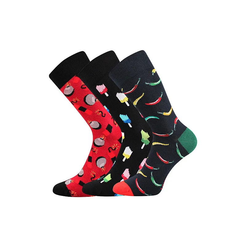 Coolfusky.cz | Originální barevné ponožky Depate mix N 3 páry