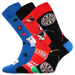 Coolfusky.cz | Originální barevné ponožky Woodoo darts 3 páry