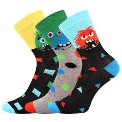 Coolfusky.cz | Dětské barevné ponožky Lonka 3 páry