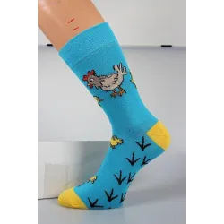 Coolfusky.cz | Originální barevné ponožky Woodoo velikonoce  3 páry