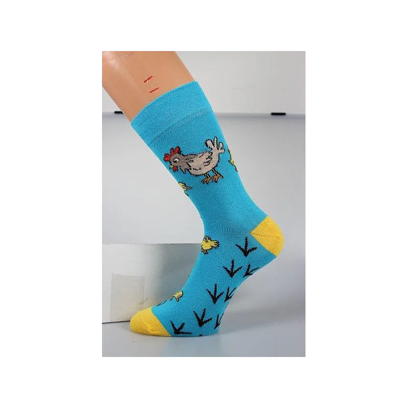 Coolfusky.cz | Originální barevné ponožky Woodoo velikonoce  3 páry