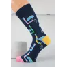 Coolfusky.cz | Vtipné barevné ponožky plameňák 1 pár