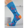 Coolfusky.cz | Vtipné barevné ponožky plameňák 1 pár