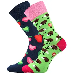 Coolfusky.cz | Vtipné barevné ponožky ježek 1 pár