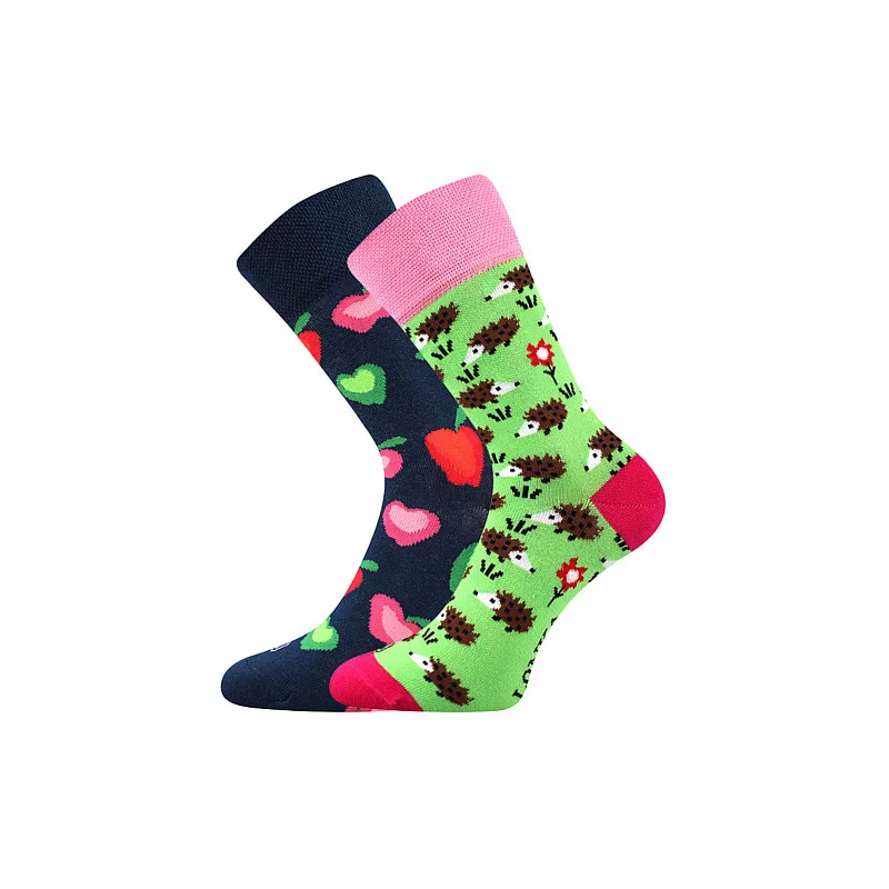 Coolfusky.cz | Vtipné barevné ponožky ježek 1 pár