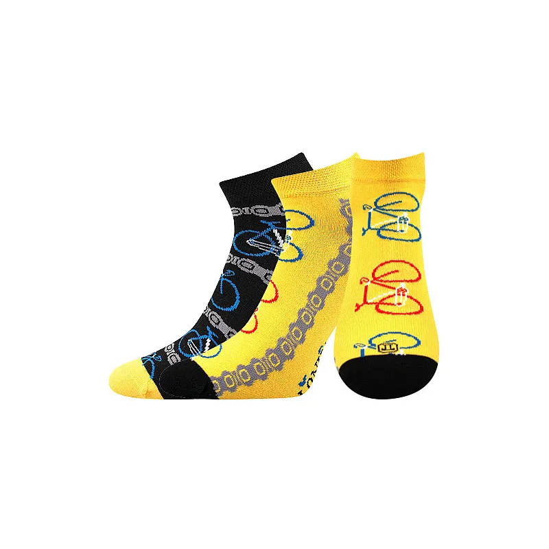 Coolfusky.cz | Vtipné barevné ponožky kola kotník 1 pár