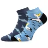 Coolfusky.cz | Vtipné barevné ponožky potapěči+ptáci, rybičky+pelikáni, kačenky 3 pár