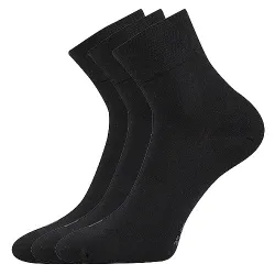 Coolfusky.cz | Nízké kvalitní ponožky Emi černé 3 páry