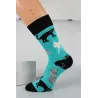 Coolfusky.cz | Vtipné barevné ponožky kočky máta