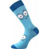 Coolfusky.cz | Vtipné barevné ponožky cool vzor oči modrá